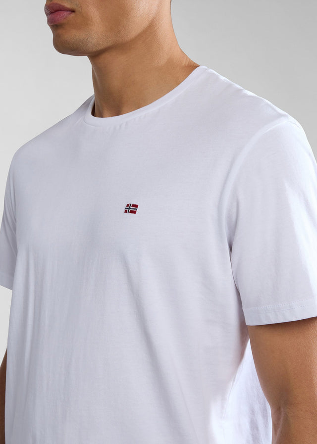 Napapijri T-shirts Salis ss sum t-shirt - bright white