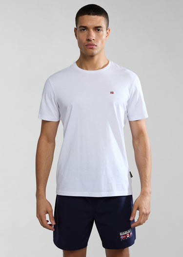 Napapijri T-shirts  Salis ss sum t-shirt - bright white