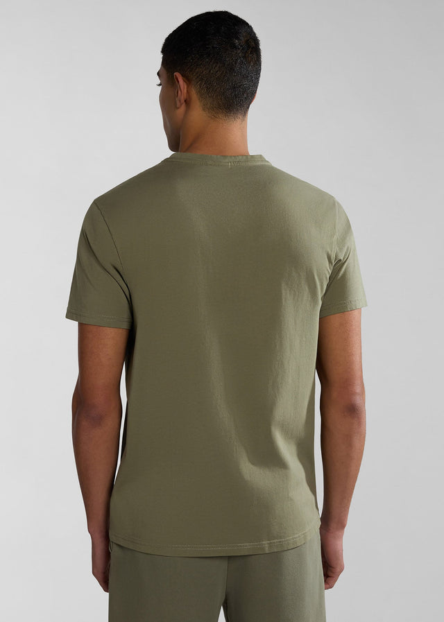 Napapijri T-shirts Salis ss sum t-shirt - green lichen