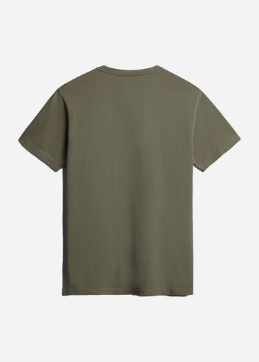 Napapijri T-shirts Salis ss sum t-shirt - green lichen