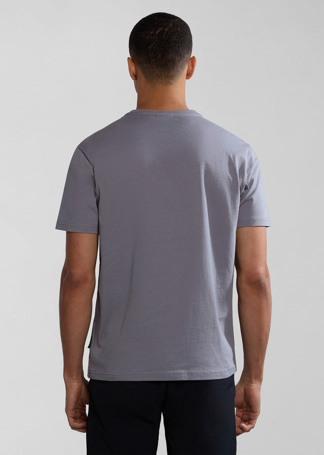 Napapijri T-shirts Salis ss sum t-shirt - grey owl