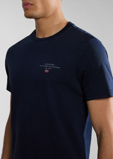 Napapijri T-shirts Ellbas t-shirt - blue marine