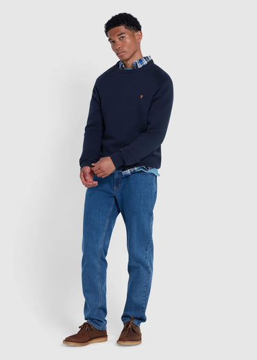 Farah Truien  Sweater kingsbury crew sweat - true navy