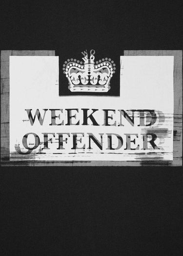 Weekend Offender T-shirts Bonpensiero - black