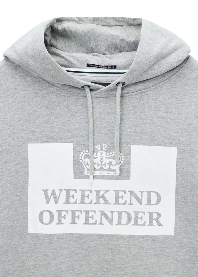 Weekend Offender Hoodies HM service - grey marl