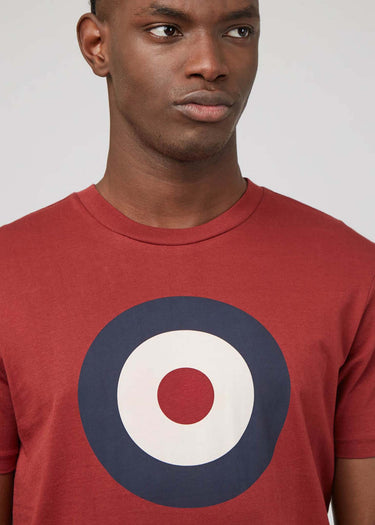 Ben Sherman T-shirts Signature target tee - claret