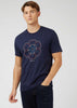 Ben Sherman T-shirts 60th anniversary tee - marine