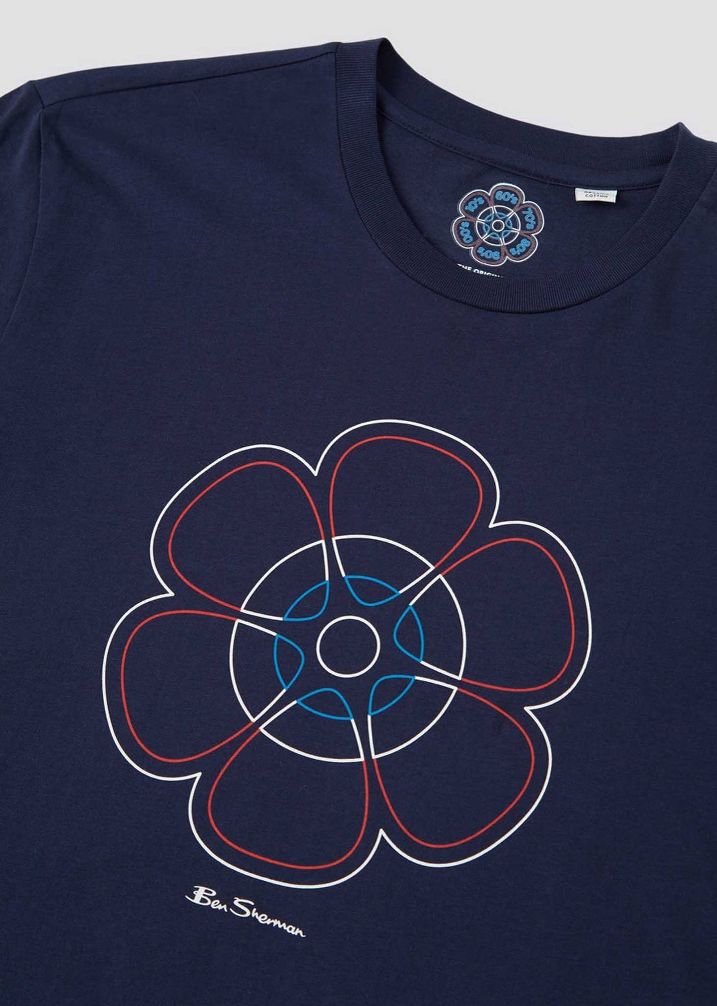 Ben Sherman T-shirts 60th anniversary tee - marine