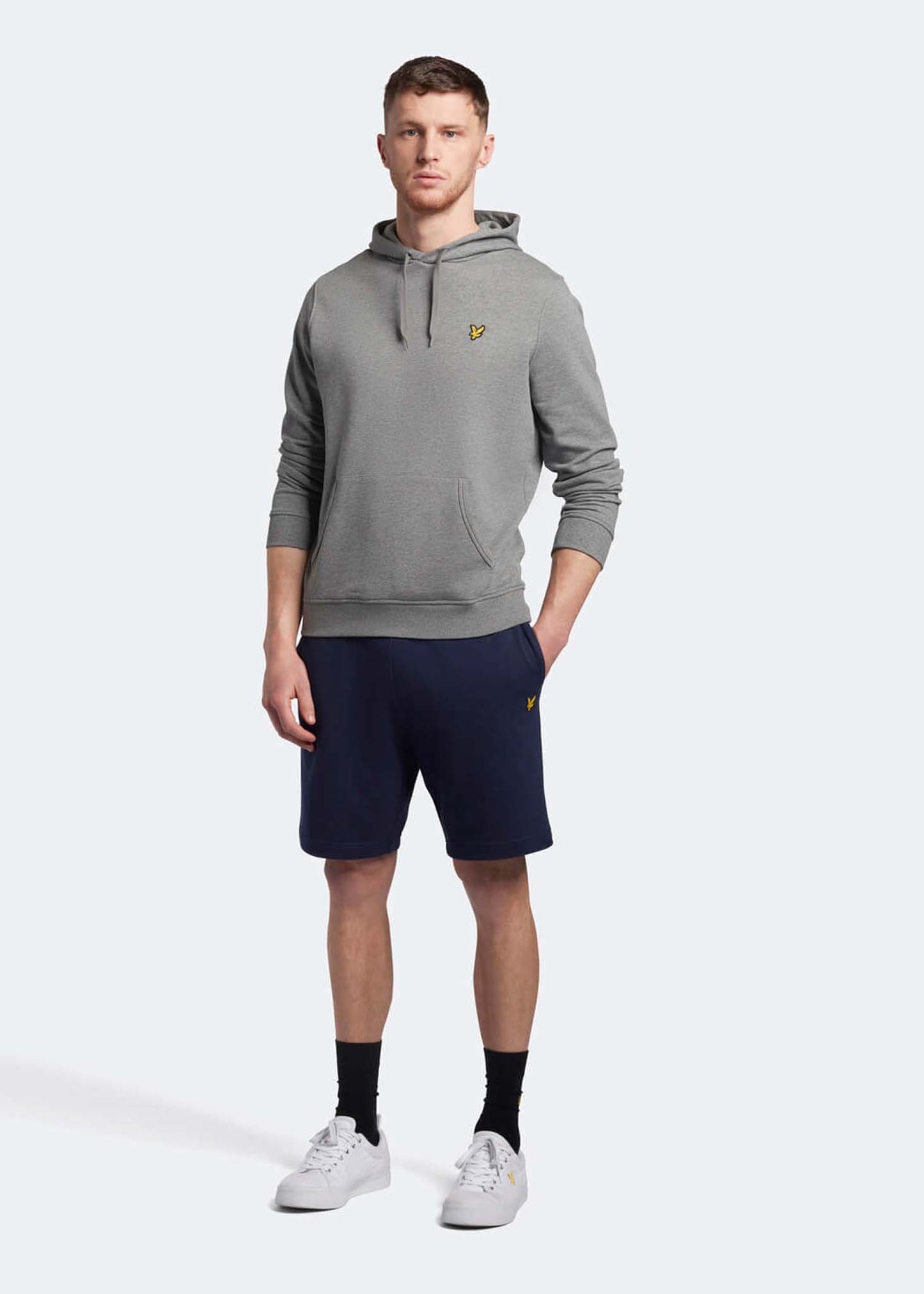 Lyle & Scott Hoodies Pullover hoodie - mid grey marl