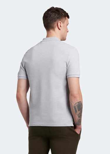 Lyle & Scott Polo's Plain polo shirt - light grey marl