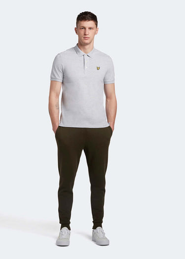 Lyle & Scott Polo's Plain polo shirt - light grey marl
