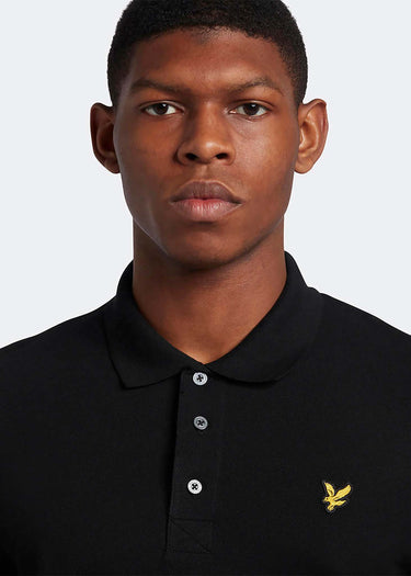 Lyle & Scott Polo's Plain polo shirt - jet black