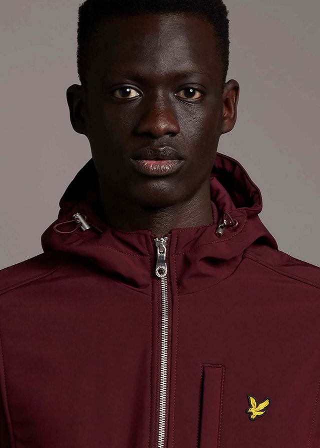 Lyle & Scott Jassen Softshell jacket - burgundy