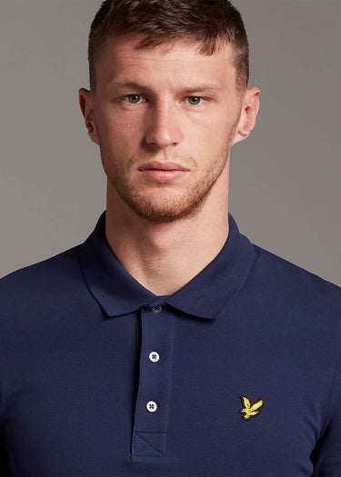Lyle & Scott Longsleeve Polo's LS polo shirt - navy