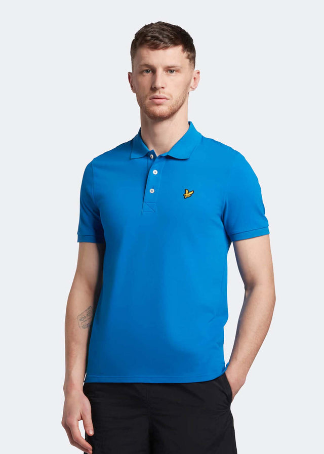 Lyle & Scott Polo's Plain polo shirt - spring blue