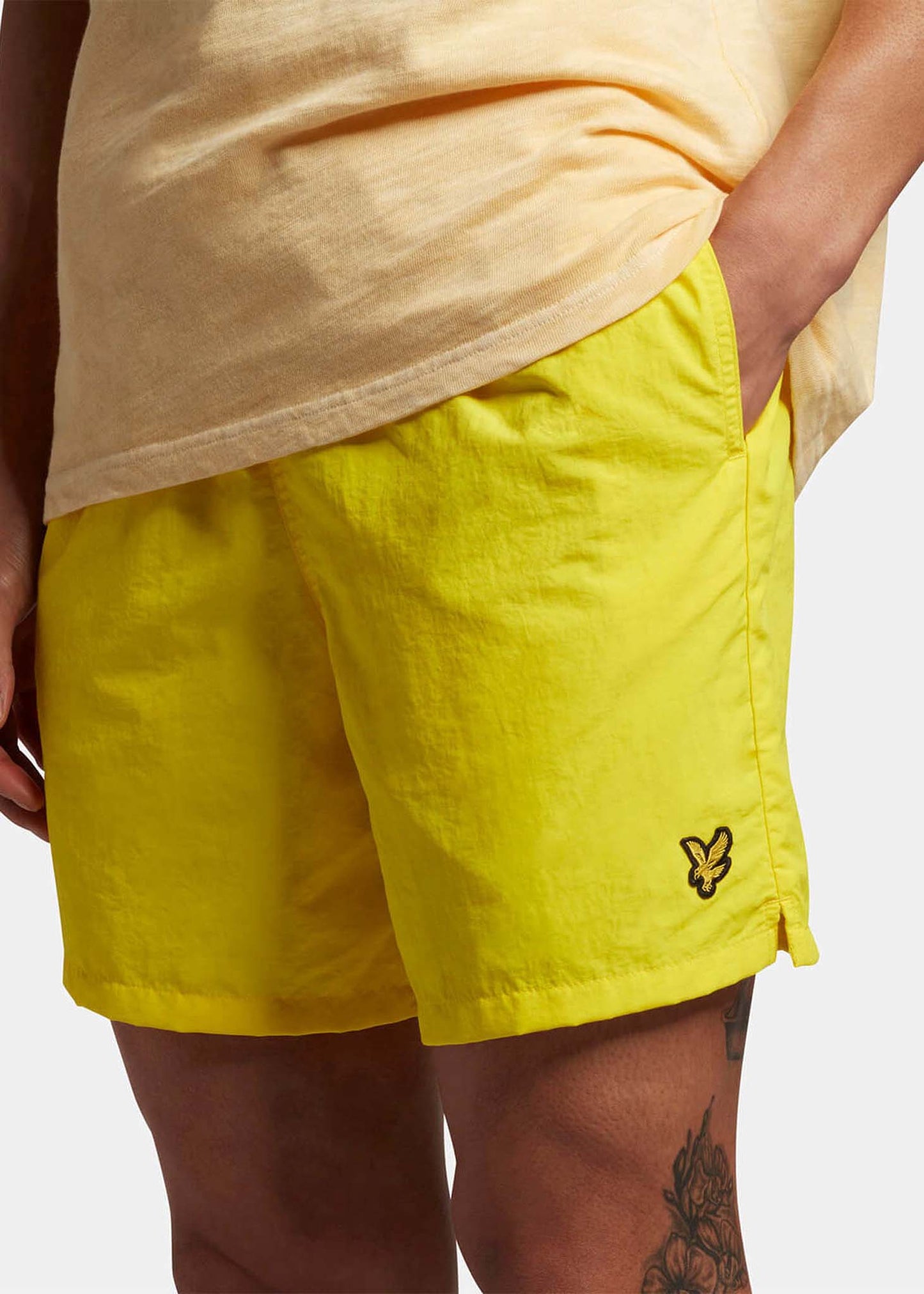 Lyle & Scott Zwembroeken Plain swimshort - sunshine yellow
