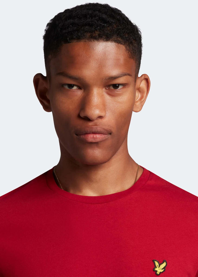 Lyle & Scott T-shirts Plain t-shirt - tunnel red