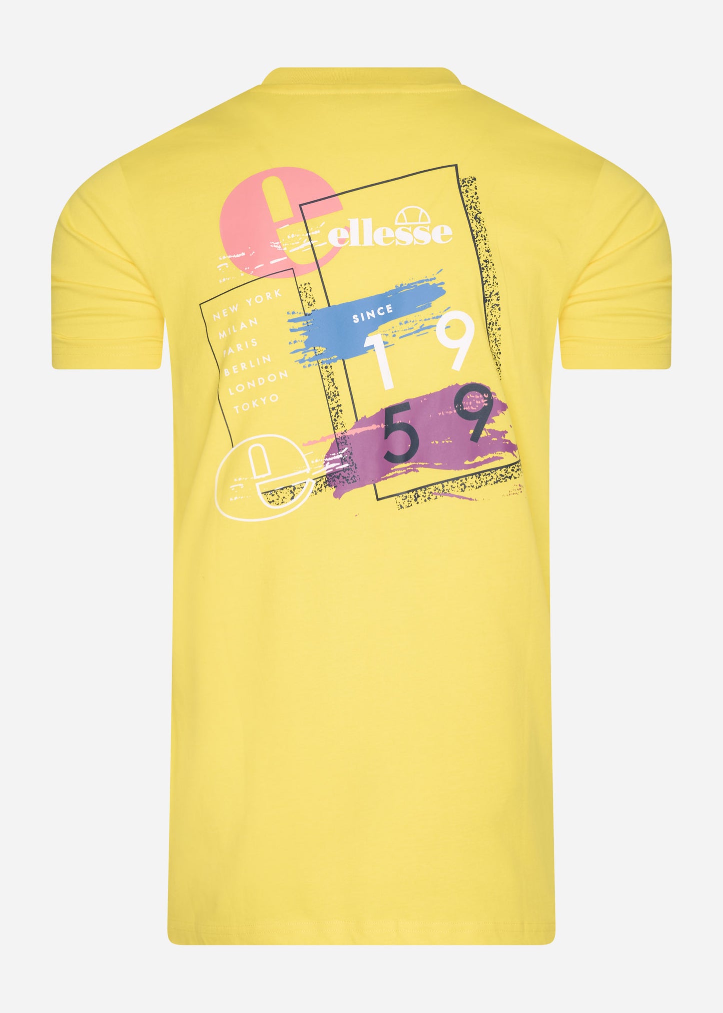 Ellesse T-shirts Saigo tee - yellow