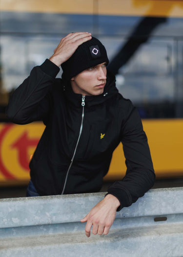 MA.Strum Mutsen Rib knit beanie - jet black