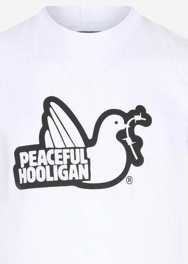 Peaceful Hooligan T-shirts Outline t-shirt - white