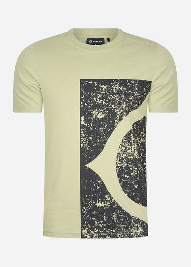 MA.Strum T-shirts Stencil block print tee - tea