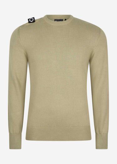 MA.Strum Truien Crew neck knit - tea