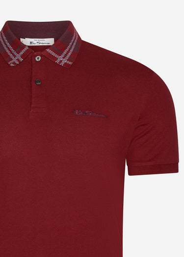Ben Sherman Polo's Collar interest polo - red