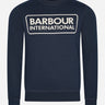 Barbour International Truien Large logo sweat - navy