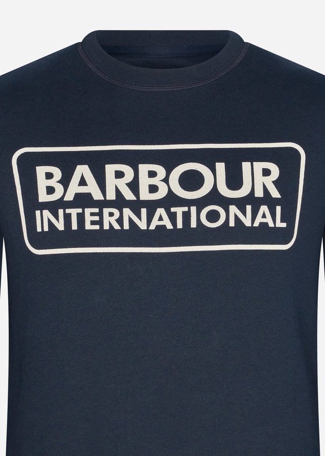 Barbour International Truien Large logo sweat - navy