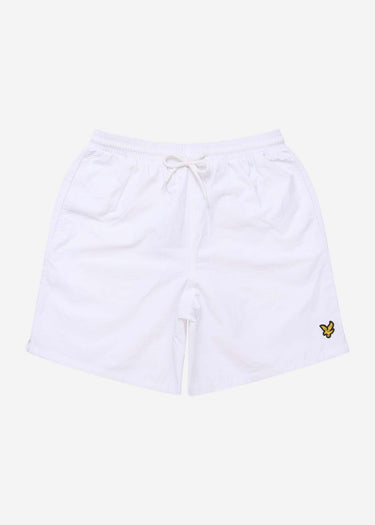 Lyle & Scott Zwembroeken Plain swimshort - white