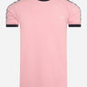 Fred Perry T-shirts Taped ringer t-shirt - chalky pink
