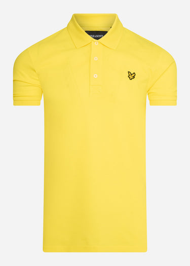 Lyle & Scott Polo's Plain polo shirt - buttercup yellow