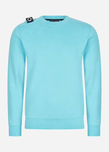 MA.Strum Truien Core crew sweat - sea blue