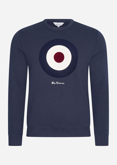 Ben Sherman Truien Signature target sweat - dark navy