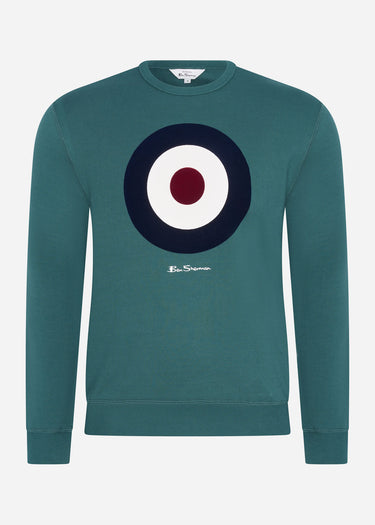 Ben Sherman Truien Signature target sweat - ocean green