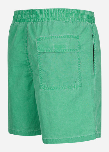 Lyle & Scott Zwembroeken Salt wash swim shorts - grid green