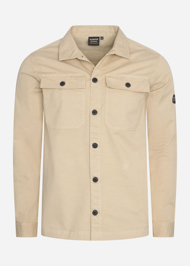 Barbour International Overshirts Adey overshirt - oyster