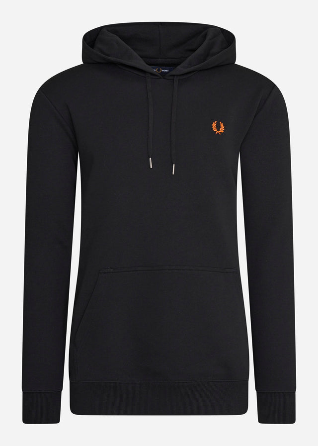 Fred Perry Hoodies Laurel wreath hooded sweatshirt - black