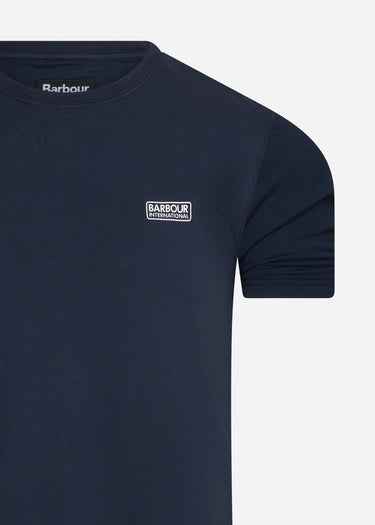 Barbour International T-shirts Essential small logo tee - navy