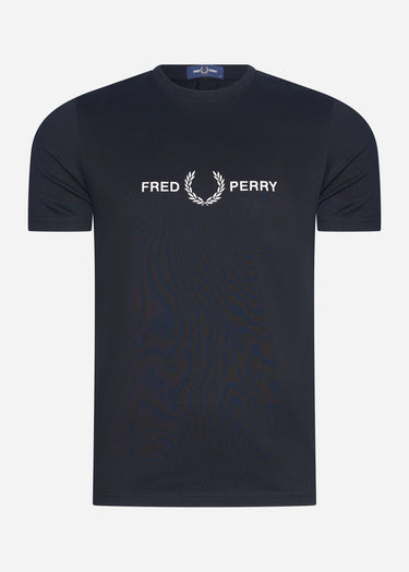 Fred Perry T-shirts  Graphic branded t-shirt - black