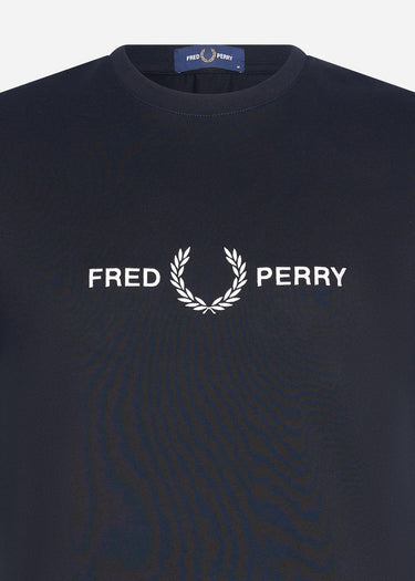 Fred Perry T-shirts Graphic branded t-shirt - black