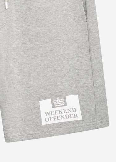 Weekend Offender Korte Broeken Action - grey marl
