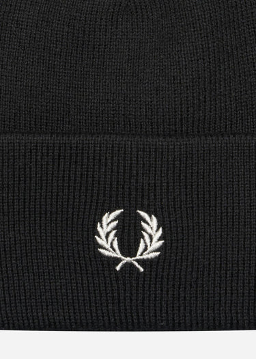 Fred Perry Mutsen Merino wool beanie - black