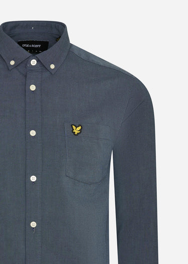 Lyle & Scott Overhemden  Oxford shirt - slate blue