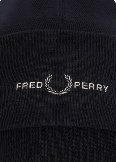 Fred Perry Mutsen Graphic beanie - black