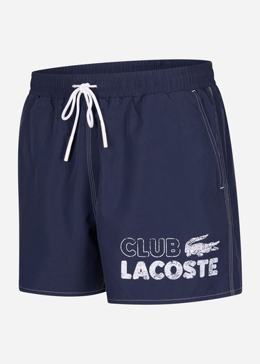 Lacoste Zwembroeken Club lacoste swimming trunks - navy blue