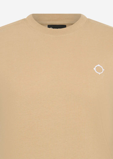 MA.Strum T-shirts SS icon tee - sand