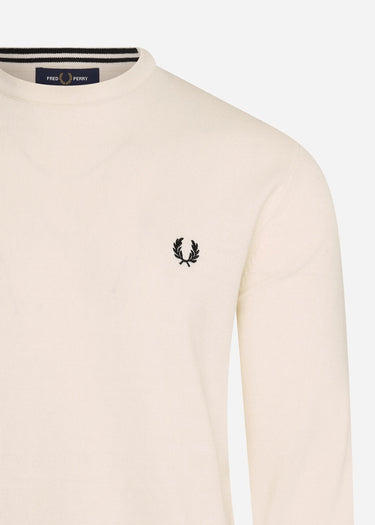 Fred Perry Truien Classic crew neck jumper - ecru