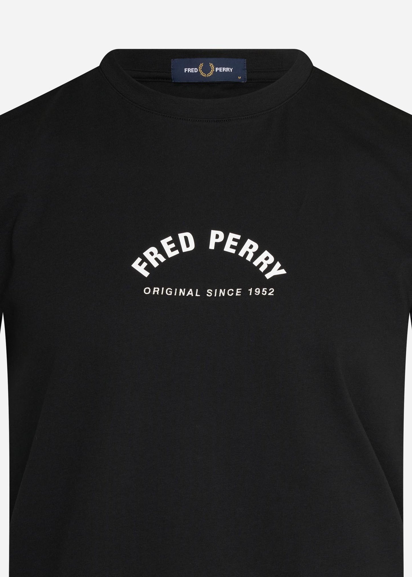 Fred Perry T-shirts Arch branding t-shirt - black