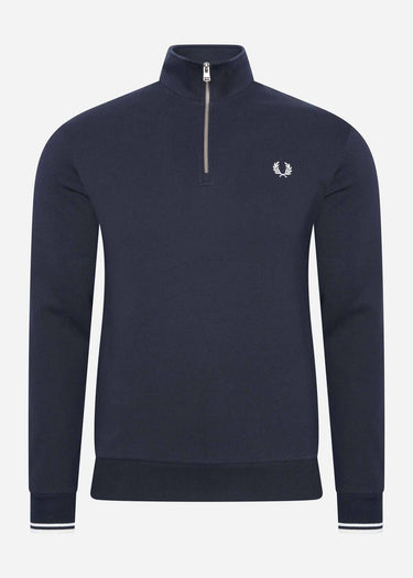Fred Perry Truien Half zip sweatshirt - navy